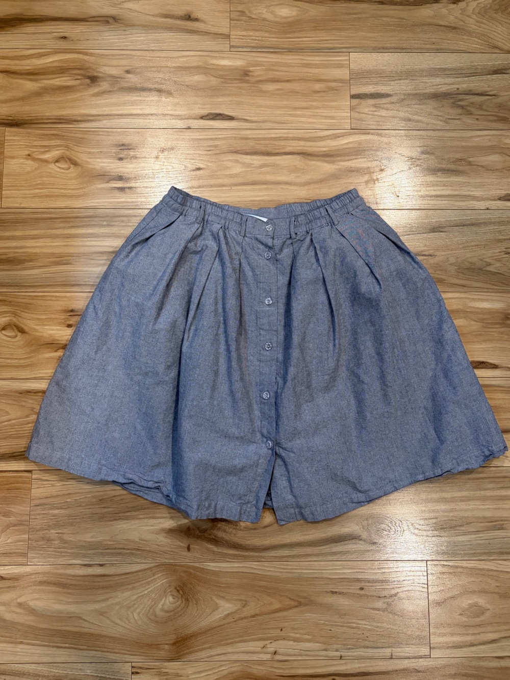Moon Chambray Skirt L